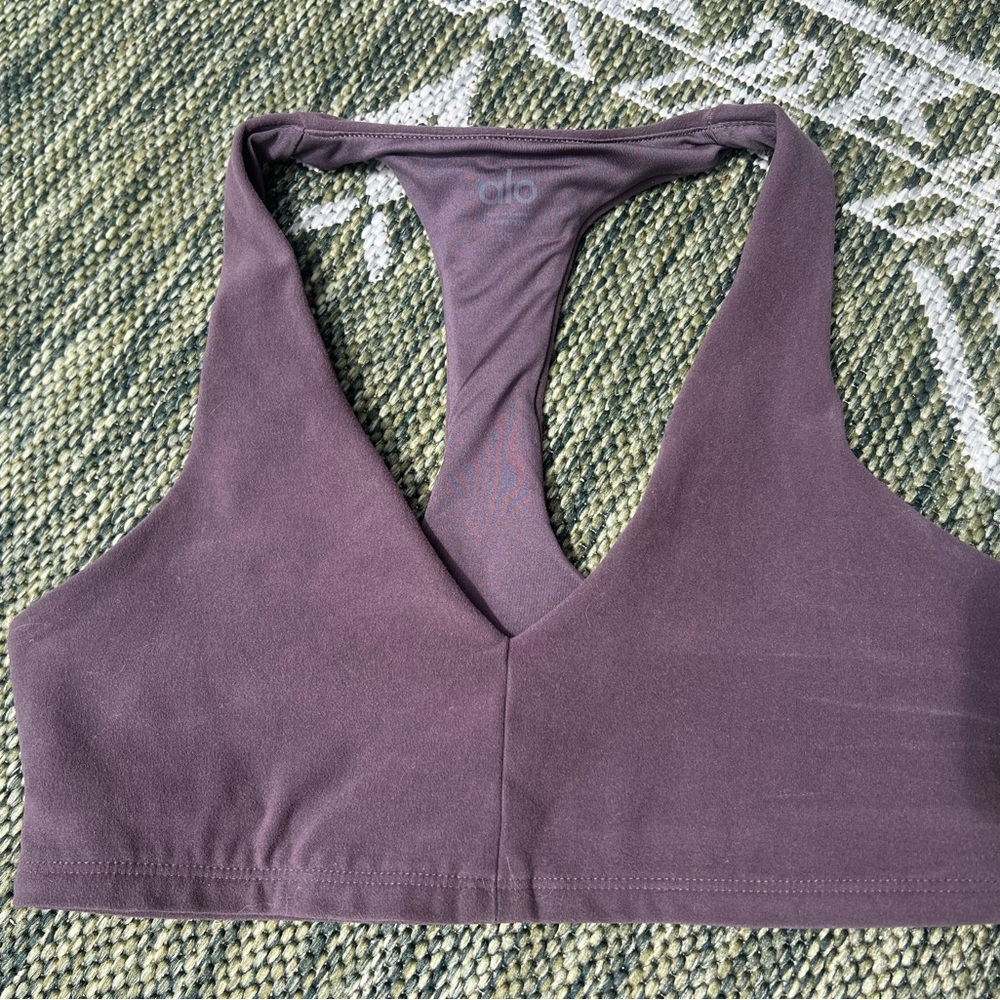Alo Yoga Purple Sports Bra